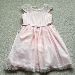 Girls pink fancy dress